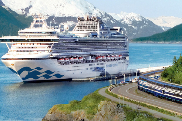 Paisaje glacial en la Antártida desde el Sapphire Princess